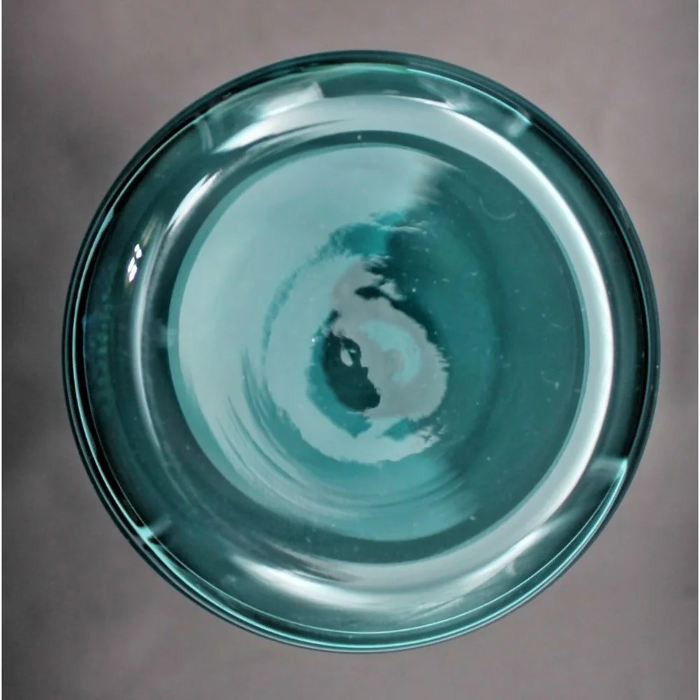 Jonathan Adler Biba Bedside Carafe Set Carafe Cup Blue Glass NEW IN BOX